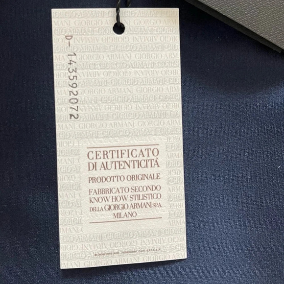 GIORGIO ARMANI SILK BLEND MIDI SKIRT IN NAVY BLUE LUXURY old money - Picture 10 of 12